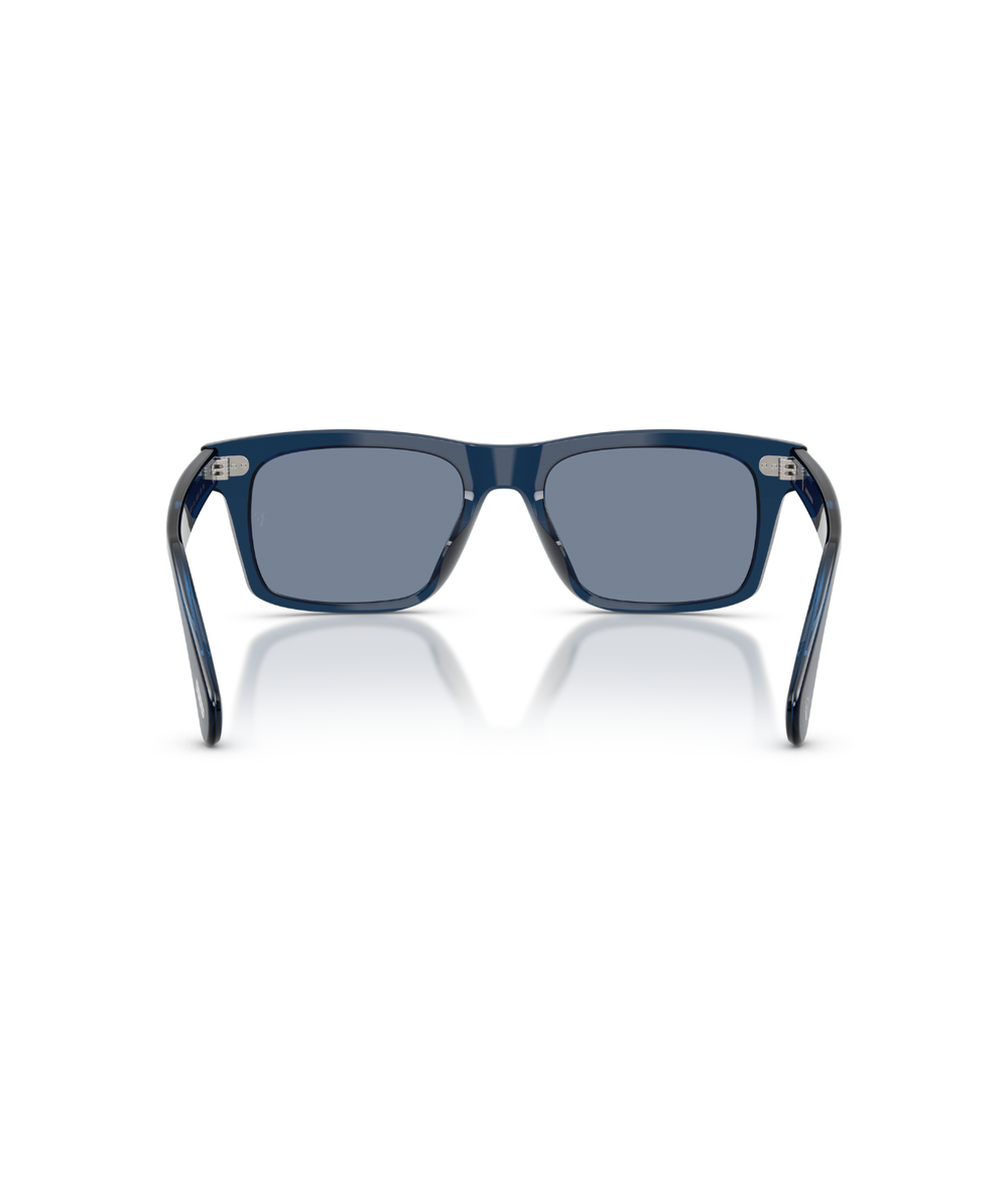 Blue ash-Marine flash mirror