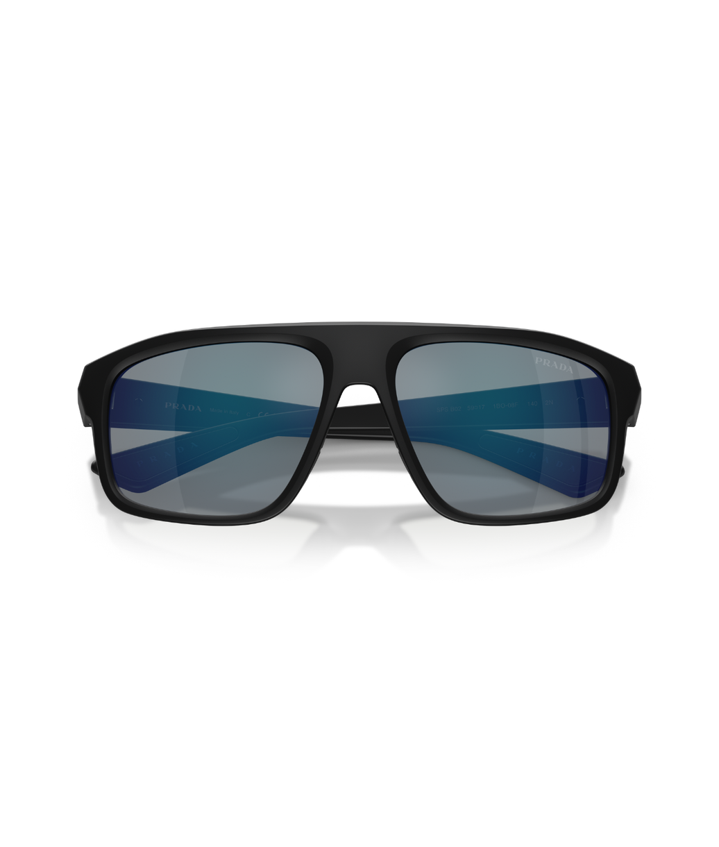 Matte black-Dark grey mirror blue/red
