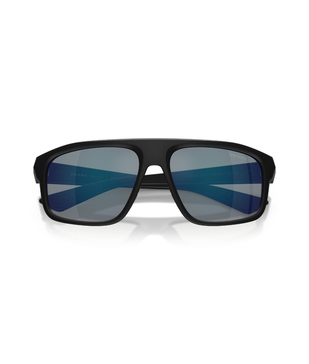 Matte black-Dark grey mirror blue/red