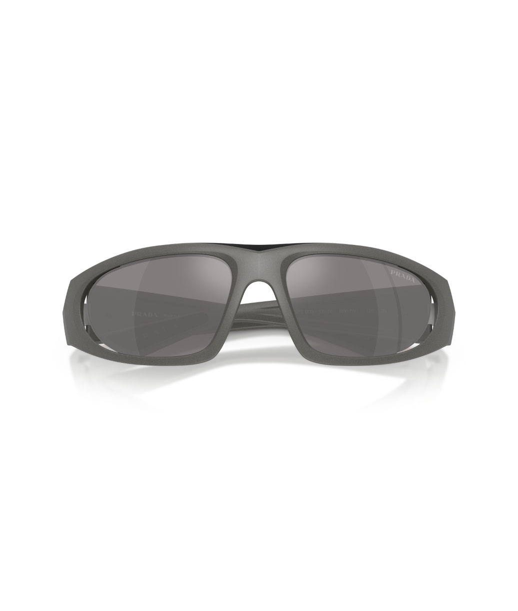 Metal grey-Dark grey mirror orange