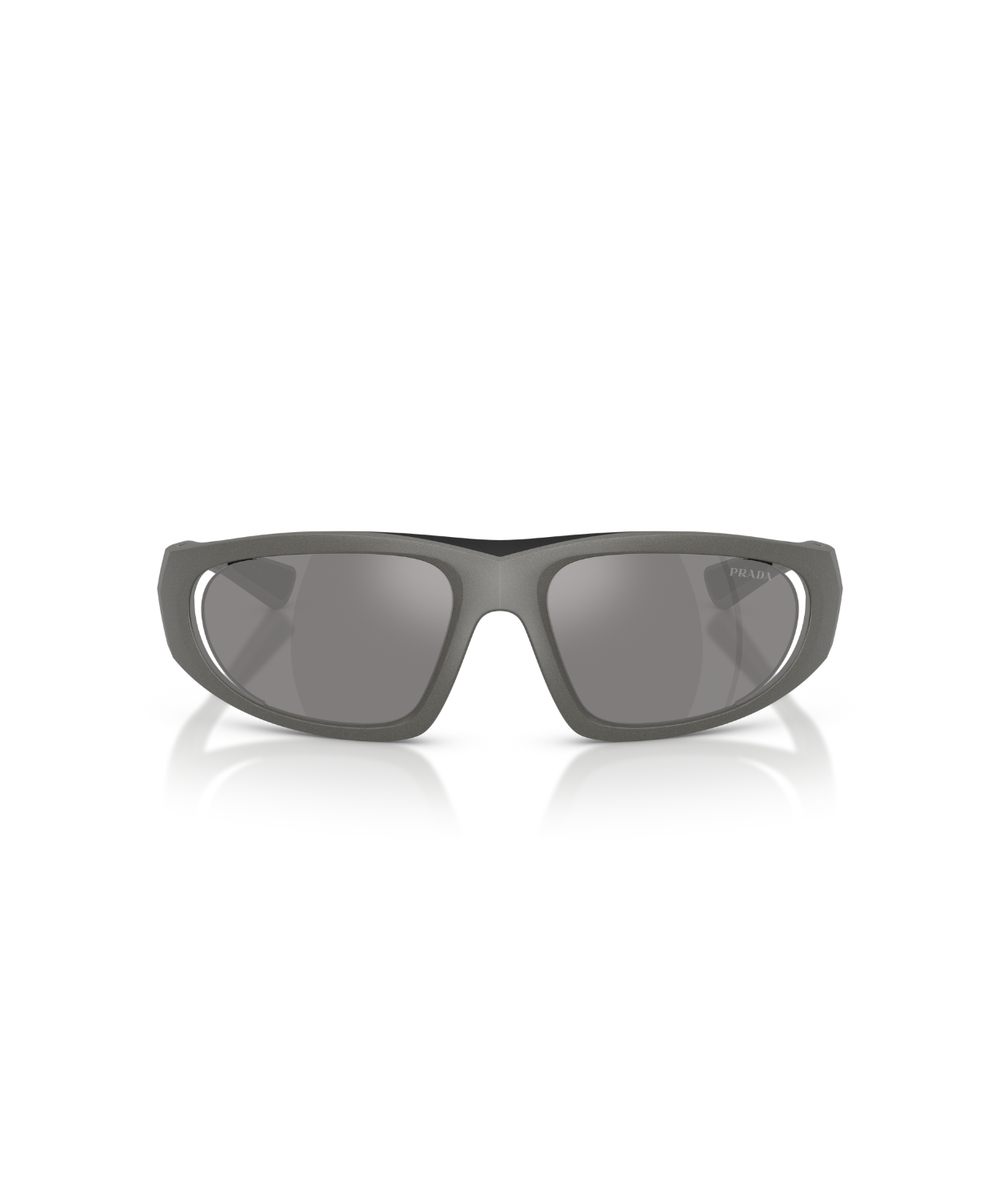 Metal grey-Dark grey mirror orange