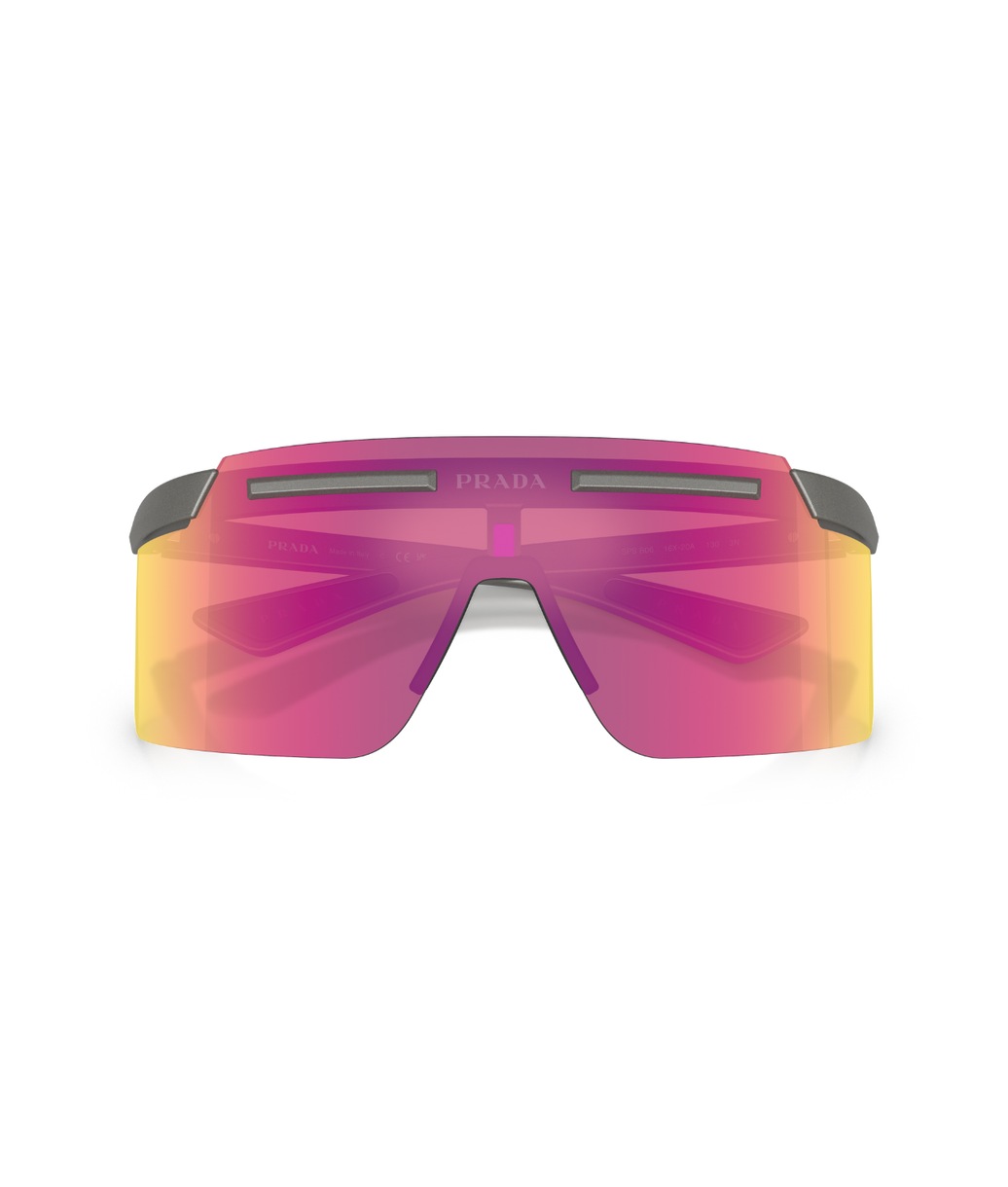 Metal grey-Violet mirror pink